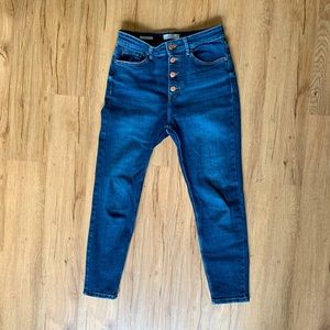 Bershka skinny high rise stretch jeans